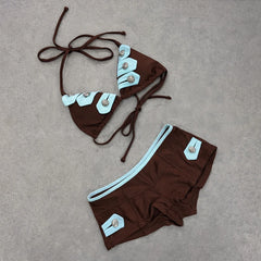 Cyflymder   Micro Bikinis Sexy Women Swimsuit Female Push Up Swimwear Brazilian Bikini Patchwork Bathing Suit Beachwear Bandeau Biquini