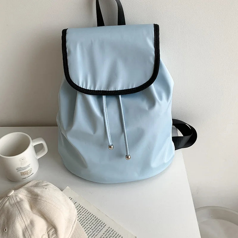 Cyflymder  Korean Women Backpacks Vintage Y2k Aesthetic Streetwear Schoolbag Casual All Match Simple Backpack for College Students