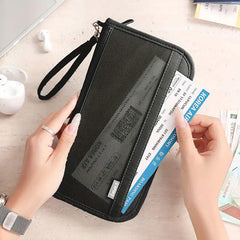 Cyflymder  1PC Portable Travel Plane Bag Waterproof High Quality Business Passport Multi-functional Cationic Document Storage2025 NEW