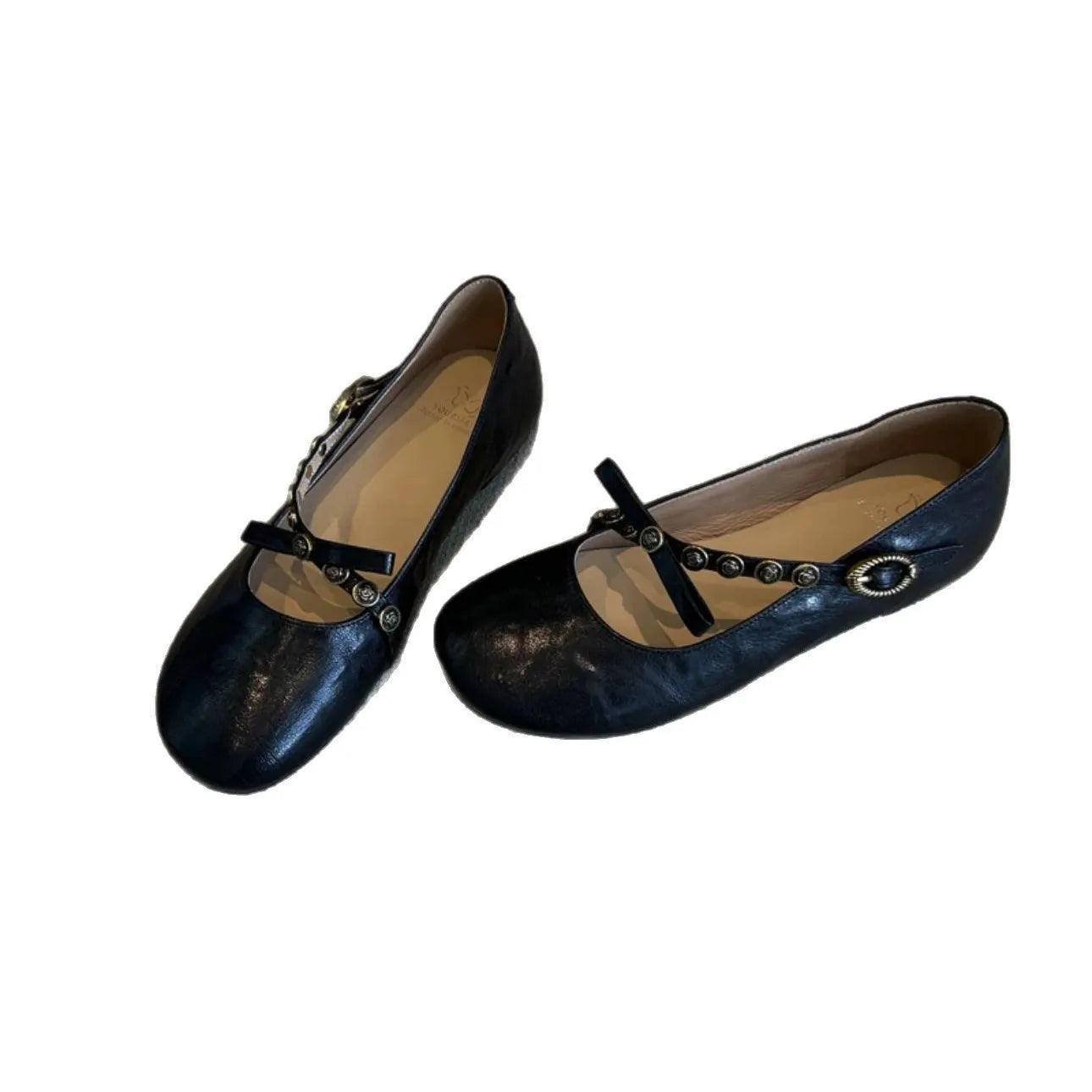 Cyflymder  Low Heels PU Slides  Rubber Hoof Low Heels Rubber Slides  PU