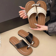 Cyflymder  Woman Comfort Cushion Slippers for Women Woman Rhinestone Design Women's Slippers  Summer Shoes Sale Shoes