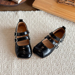 Cyflymder  Autumn New One Strap Elegant Lightweight Ultra Soft Sole Sweet Mary Jane Shoes For Women Square Toe Fashion Dress Footwear
