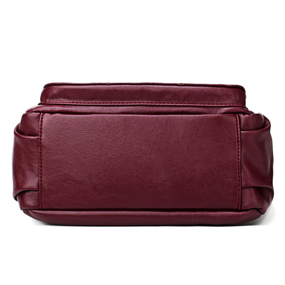 Cyflymder  2 Layers Genuine Brand Leather Shoulder Messenger Luxury Handbags Women Bags Designer High Quality Crossbody Bags for Women Sac