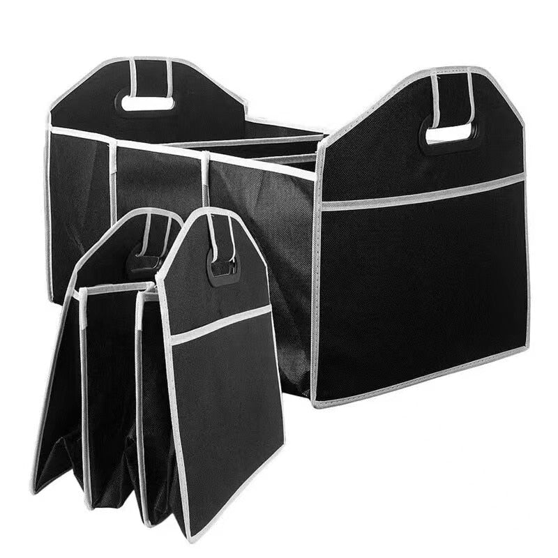 Cyflymder Folding Car Trunk Organizer Storage Bag Non-Woven Fabrics Stowing Tidying Bag Organizer Multifunctional Storage Box Container