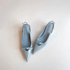 Cyflymder   New Women Shoes Elegant French High Heeled Sandals for Woman Fashion Genuine Leather Casual Shoes Designer Shoes Sandalias Mujer
