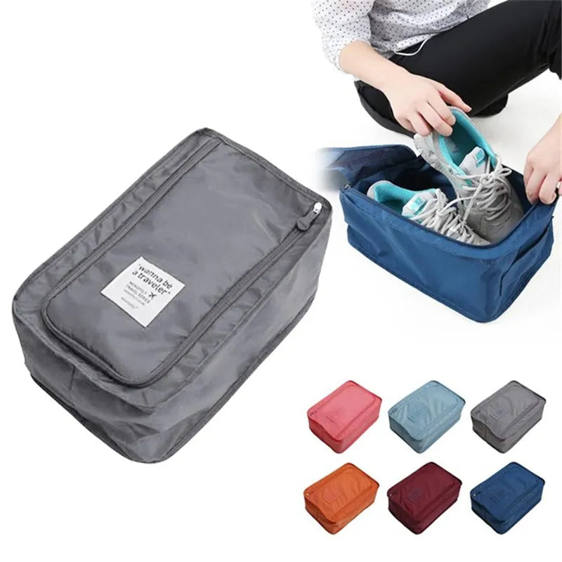 Cyflymder Multifunctional Portable Travel Shoes, Sneakers, Slippers, Deodorant and Waterproof Storage Bag Toiletries Travel Shoes and Bags