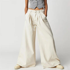 Cyflymder  Fashion Vintage High Waist Wide Leg Jeans Women Loose Denim Pants Female Daily Commuter Casual Flared Trousers Trend Streetwear