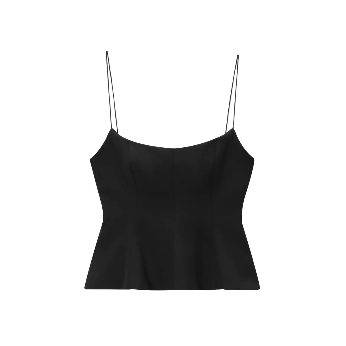 Cyflymder  Thin Strap Satin Scoop Solid Neck Corset Cami Top Spring Elegant Tops Women's Tank Tops Trendy Chic Lady Camisole