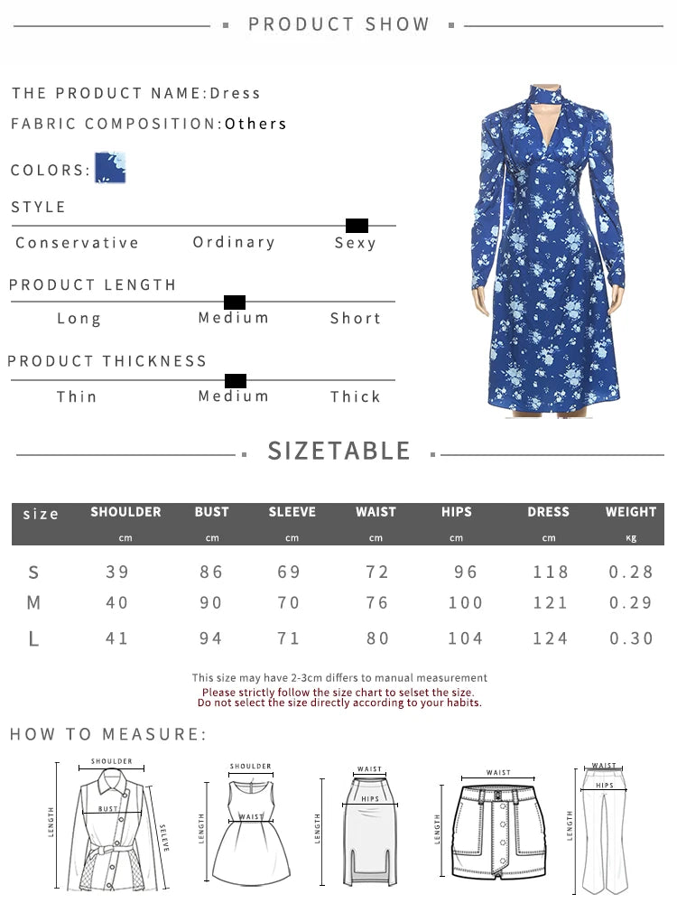 Cyflymder  Street Floral Print Maxi Dress Women v-Neck Ribbon Long Sleeve Folds Elegant Daily Autumn Trend Chic Prom Party Vestidos