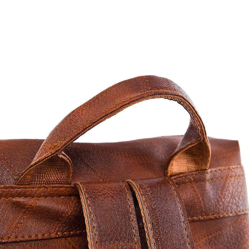 Cyflymder  Vintage Women's Bag Large Capacity Leather Daily Commute Travel Women's Backpack Shopping Fashion Designer School Bags Travel