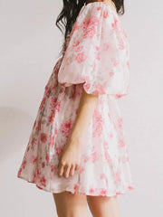 Cyflymder  Women s Vintage Polka Dot Swing Dress Retro 1950s Rockabilly Cocktail Party Dress Short Sleeve Sweetheart Neckline Dress