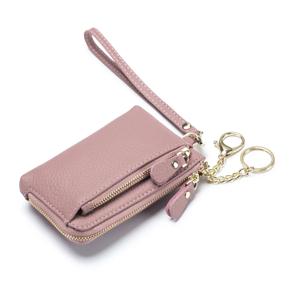 Cyflymder  Leather Coin Purse Handheld mat Multi-Functional Storage Bag New Sle Busin OL ort Wallet for Youth ex