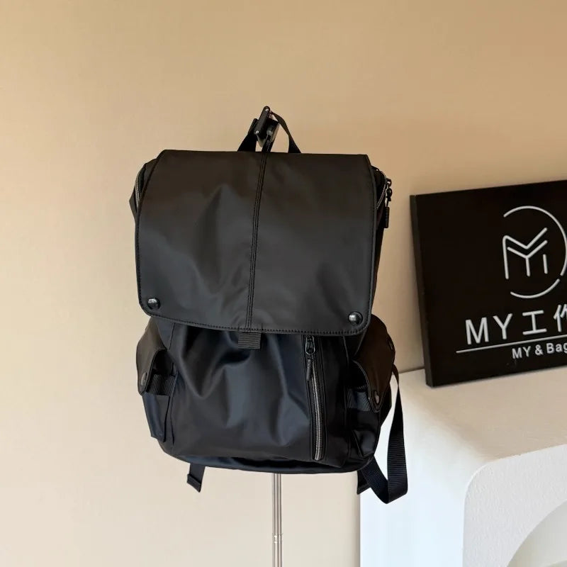 Cyflymder  Korean Y2k Aesthetic Simple Backpack Casual All Match Fashion Schoolbags Vintage Preppy Trendy Chic Backpacks for Women Students