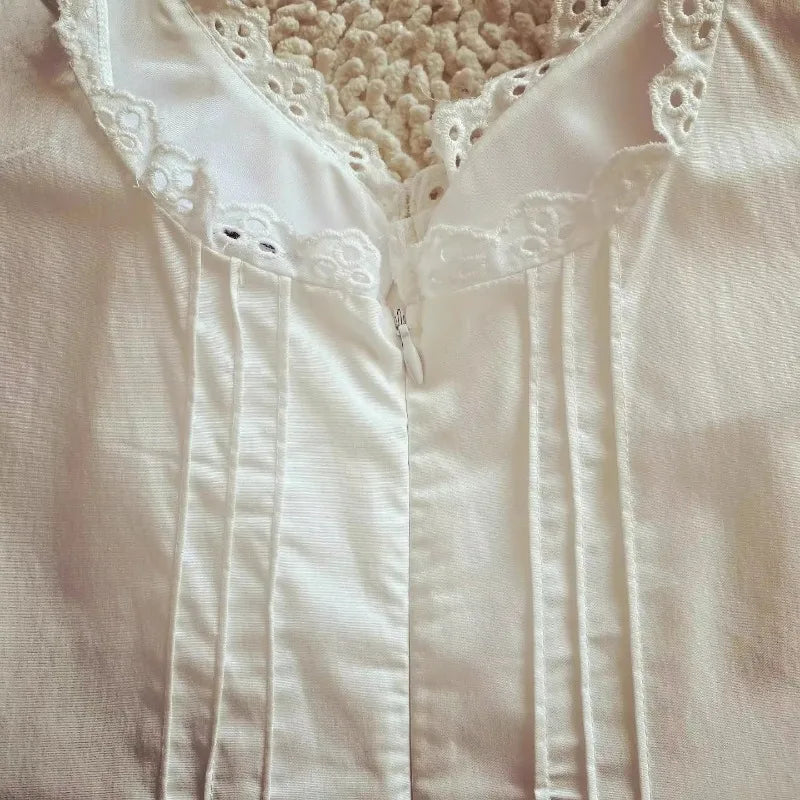 Cyflymder  Corset Style White Mini Dress Women pintuck details sexy women dress new cotton summer dress y2k party dresses
