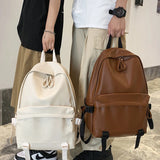 Cyflymder Woman Backpack Large Capacity Leather Rucksack Women's Knapsack Travel Bagpacks School Bags for Teenage Girls Mochila Back Pack