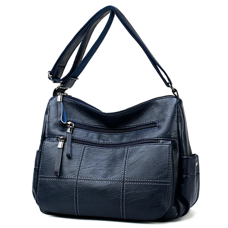 Cyflymder  2 Layers Genuine Brand Leather Shoulder Messenger Luxury Handbags Women Bags Designer High Quality Crossbody Bags for Women Sac