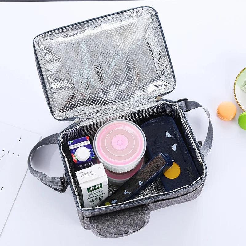 Cyflymder Lunch Bag Reusable Insulated Thermal Bag Women Men Multifunctional 8L Cooler and Warm Keeping Lunch Box Leakproof Waterproof