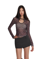 Cyflymder   Women's Side Zippers Detail Skort Tailored Mini Skirt With Belt Loops