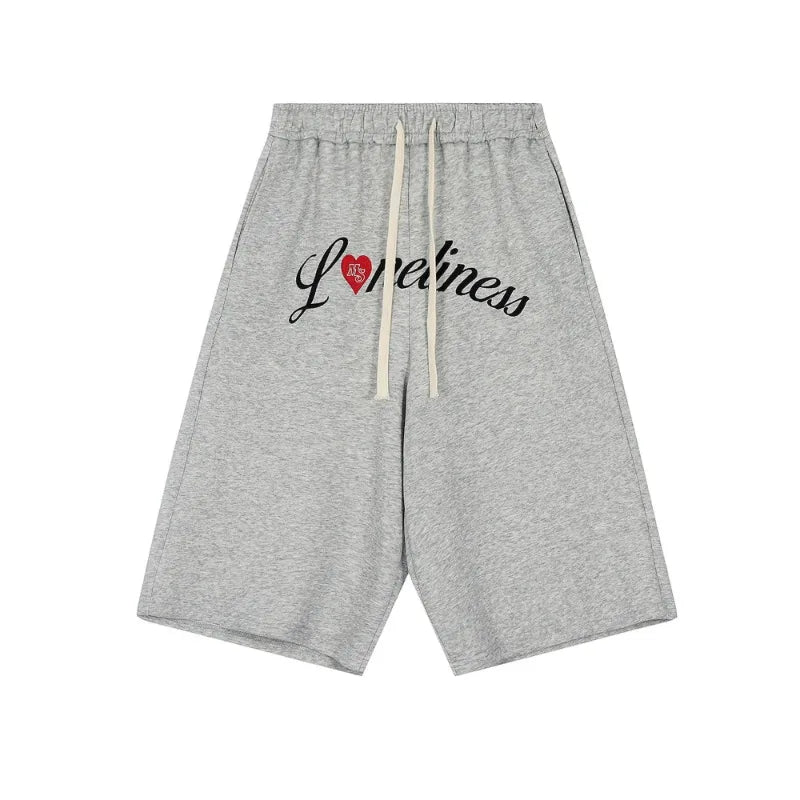 Cyflymder  American Retro Letter Embroidery Capri Pants Summer Camouflage Female Clothing Casual Wide Leg Fashion Drawstring Straight Pants