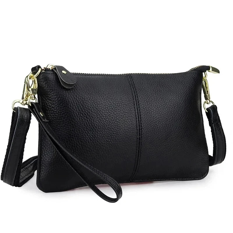 Cyflymder Women Handbags Fashion Soft Genuine Leather Crossbody Bags Large Capacity Shoulder Bags For Women Portable Handbag Phone Pocket