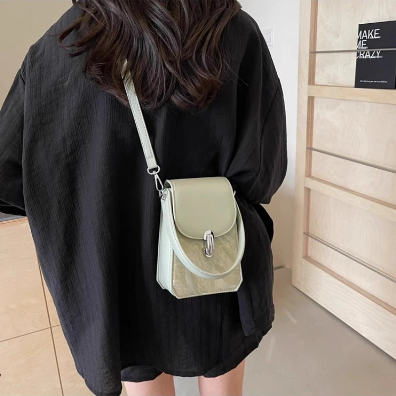 Cyflymder  Women Mini Cellphone Bag Vintage Casual All Match Purses and Handbags Streetwear Y2k Aesthetic Shoulder Crossbody Bags