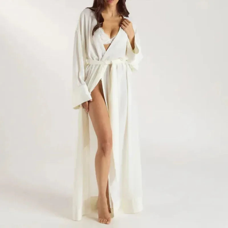 Cyflymder  Sexy Lace Coat Slip Dress Set Women Solid See Through Long Blouse Sleeveless Backless Short Dresses 2025 Fashion Summer Fall Set