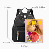 Cyflymder New High-Quality Waterproof Nylon Fabric Women's Backpack Fashion Mini Shopping Backpack Small Рюкзак Ladies Shoulder Bag