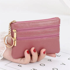 Cyflymder Fashion Women Wallet Clutch Three Zip Female Short Small Coin Purse New Brand Design Soft Mini Card Holder Wallet Money Bag