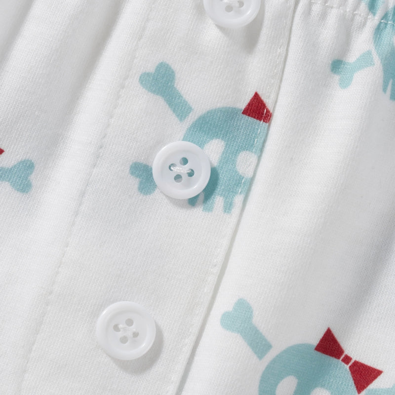 Cyflymder  Fairy Y2K 00s Vintage 2 Piece Kawaii Skull Print Pajama Set Lovely White Cami + Mini Shorts Grunge Coquette Lounge