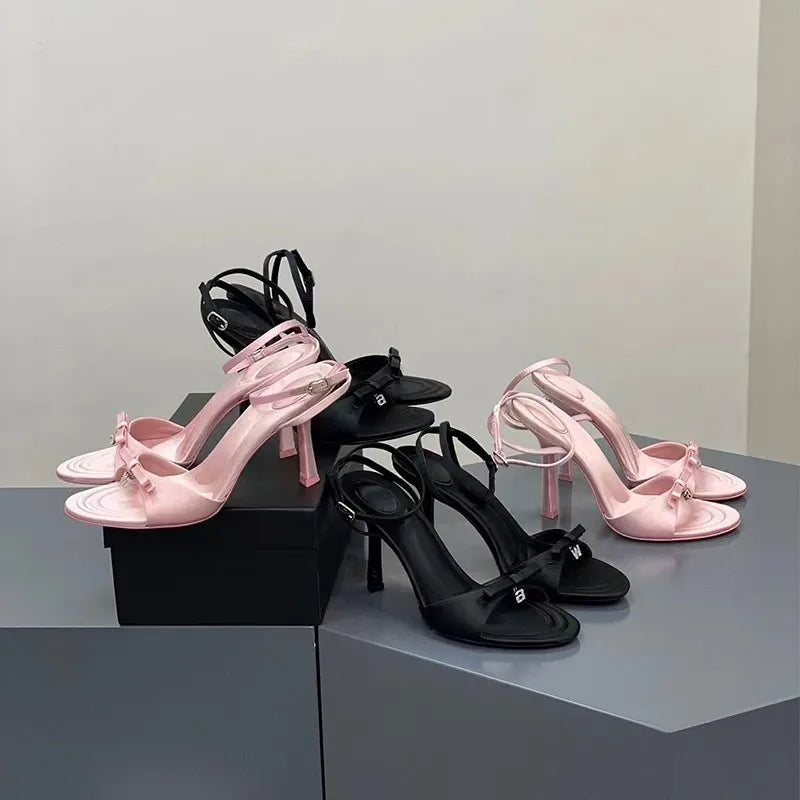 Cyflymder  New Sexy Women Sandals Fashion Thin High Heels Open Toe Zipper Dancing Shoes Summer Ballroom Dance Shoes Women