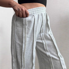 Cyflymder  American affixed cloth leisure loose fall and winter sports bar a wind restoring ancient ways street hip-hop y2k female trousers