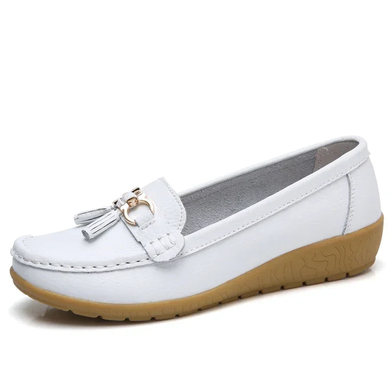 Cyflymder  Sneakers Woman Casual White Slip On Loafers Soft Low Shoes for Women Heels Sports Tennis Woman Casual Sneaker Female Footwear
