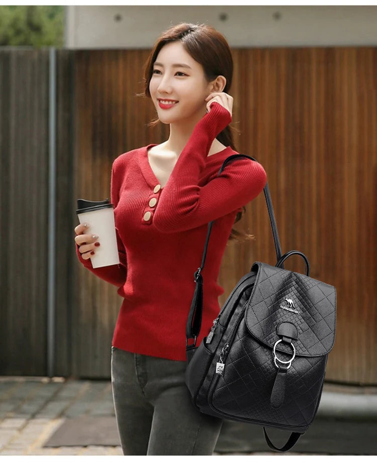 Cyflymder  Luxury Women Backpacks for Girls Casual Daypack Vintage Backpack School Bags for Girls Rucksack Mochila Sac A Dos