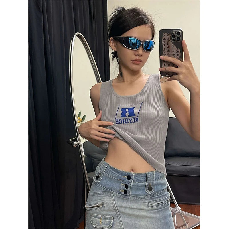 Cyflymder  Y2K Cargo Denim Mini Skirt Women Vintage 90S Washed Hip Wrap Skirts Summer Streetwear Korean Sexy Gyaru High Waist Design Faldas