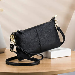 Cyflymder Women Handbags Fashion Soft Genuine Leather Crossbody Bags Large Capacity Shoulder Bags For Women Portable Handbag Phone Pocket