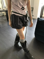 Cyflymder  Street Style Korean Retro Y2k Short Spicy Girl Slimming Versatile Casual Shorts