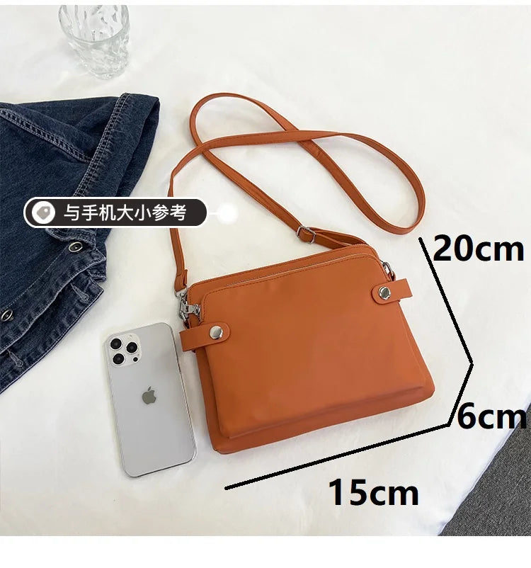 Cyflymder  Vintage pu leather women shoulder bag Multiple pockets female crossbody bag Casual Messenger bag big handbag phone wallet bolsa