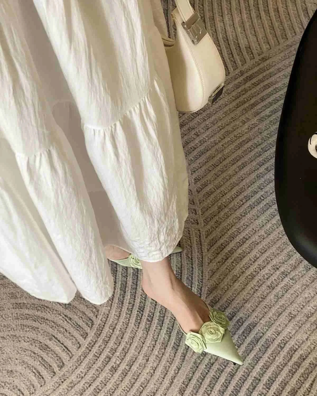 Cyflymder  Elegant High Heeled Shoes Pointed Toe Woman Sandals Summer 2025 Fashion Pumps New Luxury Chaussure