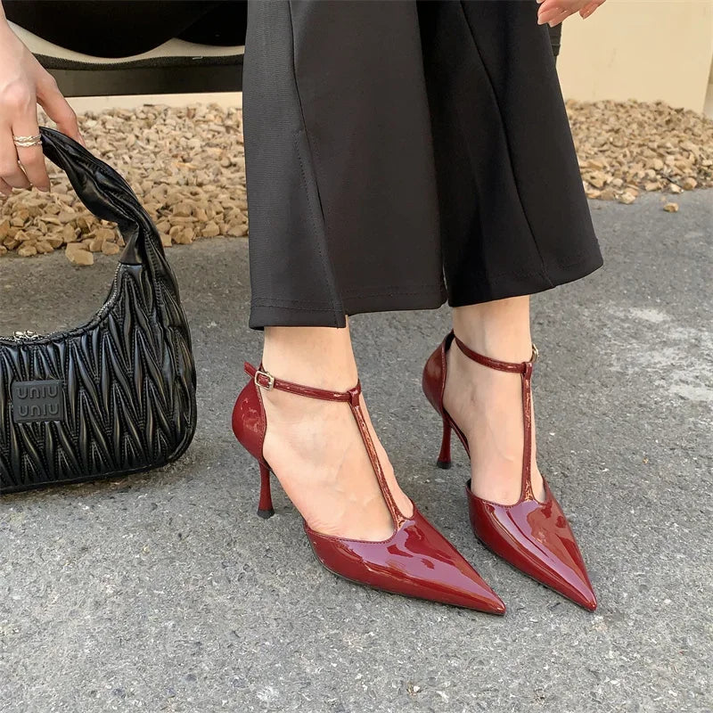 Cyflymder  Spring Autumn Brand Women Pumps Shoes Fashion Pointed Toe Ladies Elegant Hollow Out Sandals Fashion women shoes