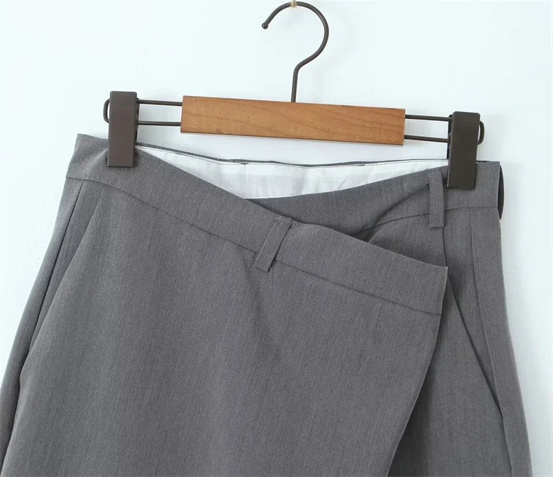 Cyflymder  High Waist Wide Leg Casual Suit Pants Design Sensible ular Street Sale Jeans plus Size Faionable Trousers for Women