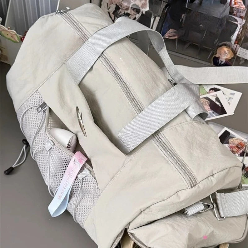 Cyflymder  Vintage Y2k Aesthetic Simple Gym Bags Women Casual Shoulder Underarm Bag Grunge All Match Trendy Handbags Crossbody Streetwear