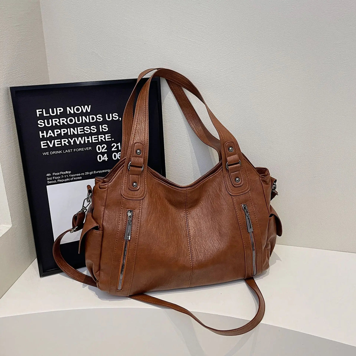 Cyflymder  High Quality Women's Bag Shoulder Bag Versatile Casual Large Capacity Commuter Zipper Handbag Ladies Hand Bags Tote Bags