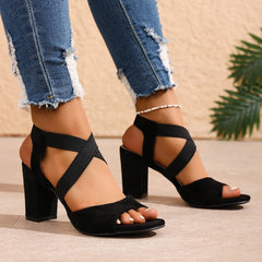 Cyflymder  Women Sandals Summer New Fashion Sexy High Heel Outdoor Sandals Elegant Casual Comfortable Wedding Shoes for Women