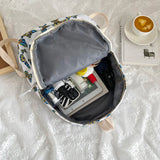 Cyflymder Nylon Student Schoolbag Women Backpack for Grils Teens Book Bag School Backpack Butterfly Waterproof Women Laptop Backpack