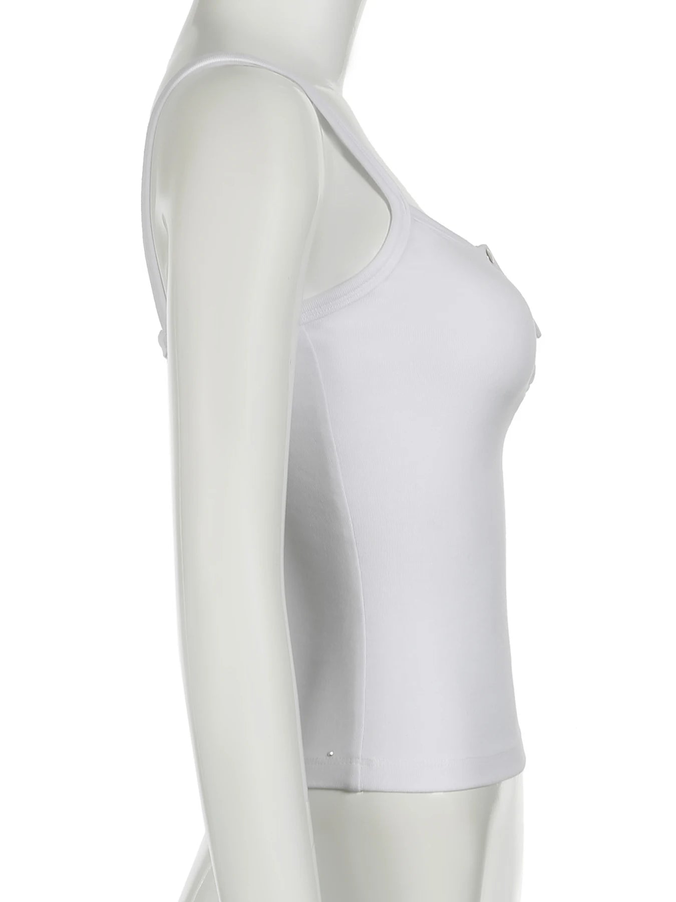 Cyflymder  Casual Solid Pockets Camis Top Sexy Slim Slash Neck Sleeveless Tank Toops Women 2024 Summer Fashion Streetwear Ladies
