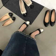 Cyflymder  New Spring Butterfly-knot Women Loafer Elegant Mix Colors Slip On Shoes Laides Comfort Soft Sole Ballet Flats Single Shoes