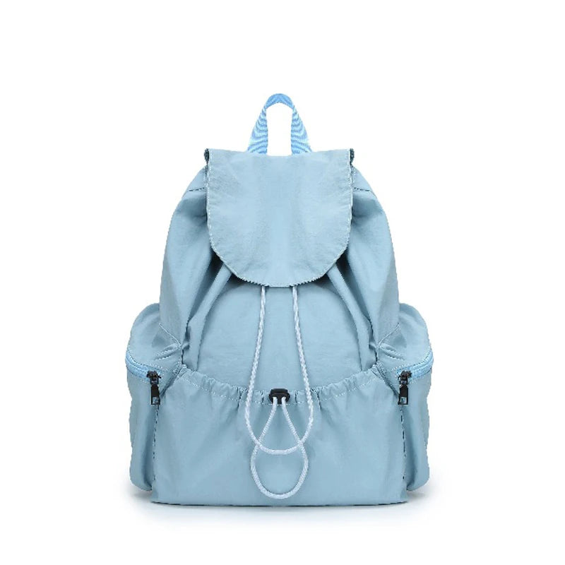 Cyflymder  Casual Daypack Backpacks, One Shoulder Backpack, Drawstring Bag, Multiple-Pockets Travel Bag, Suitable for Commuting, Traveling