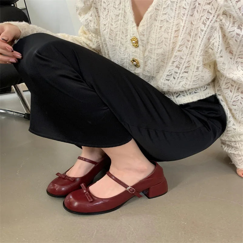 Cyflymder  Women's Shoes Silver Sandals Ladies Branded Pumps Mary Jane 2025 Casual Heels Round Toe Basketball Platform African Fashion Leat