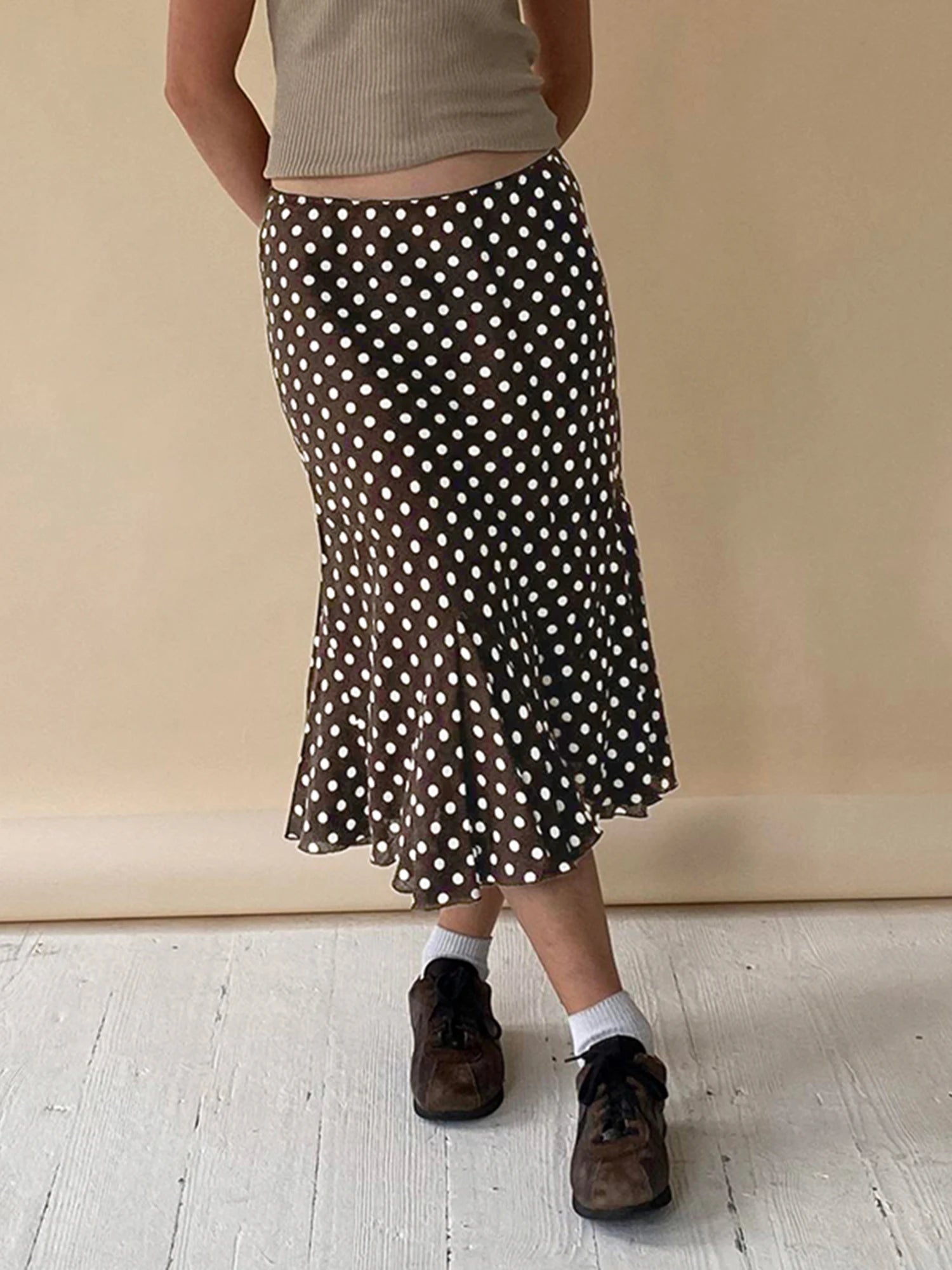 Cyflymder  Women s Boho Floral Print Maxi Skirt with High Waist and Flowy Hemline for Summer Beach Parties and Outdoor Events