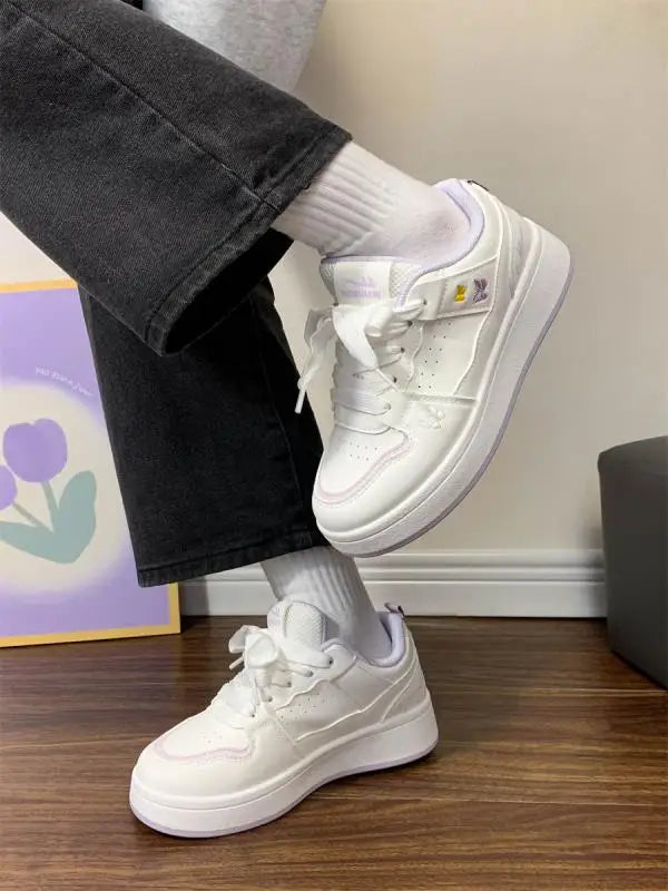 Cyflymder  Women's Shoes Platform Casual Female Sneakers Wedge Basket 2025 All-Match Modis Clogs Sports Summer Breathable Small Cute Fashio